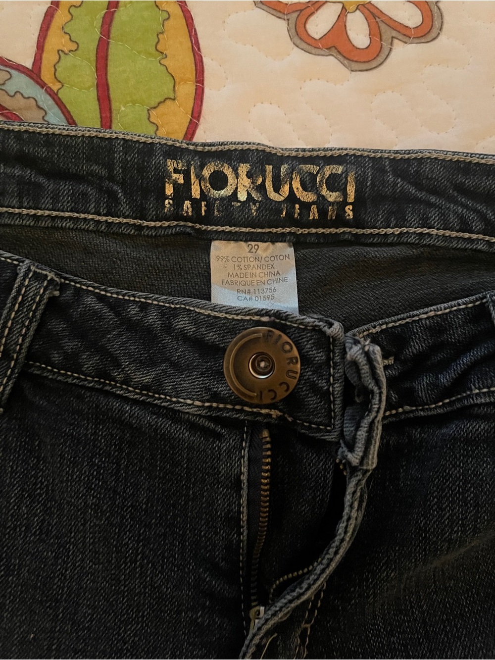 Vintage Fiorucci Sarety straight leg jeans sz 29